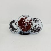 Mid-century abstract glass sculpture, 1970s