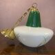 60s glass pendant light