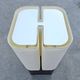Postmodern floor lamp BRASILIA Michel Boyer Glass Light 1974