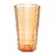 Art Deco vase, pink crystal glass, Zawiercie Glassworks, Poland, 1930s