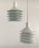Danish mid-century lamellar suspensions by Lyfa, 1960s, set of 2.