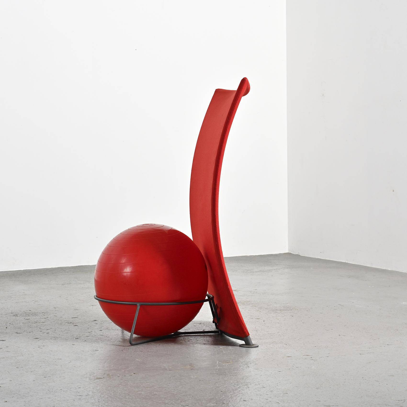 Chair model "San Siro", Fabrizio Ballardini for Bernini 1995