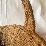 Panier en corde vintage