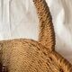 Panier en corde vintage