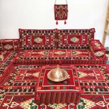 Turkish red floor sofa