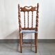 Chaise vintage en bois sculpté