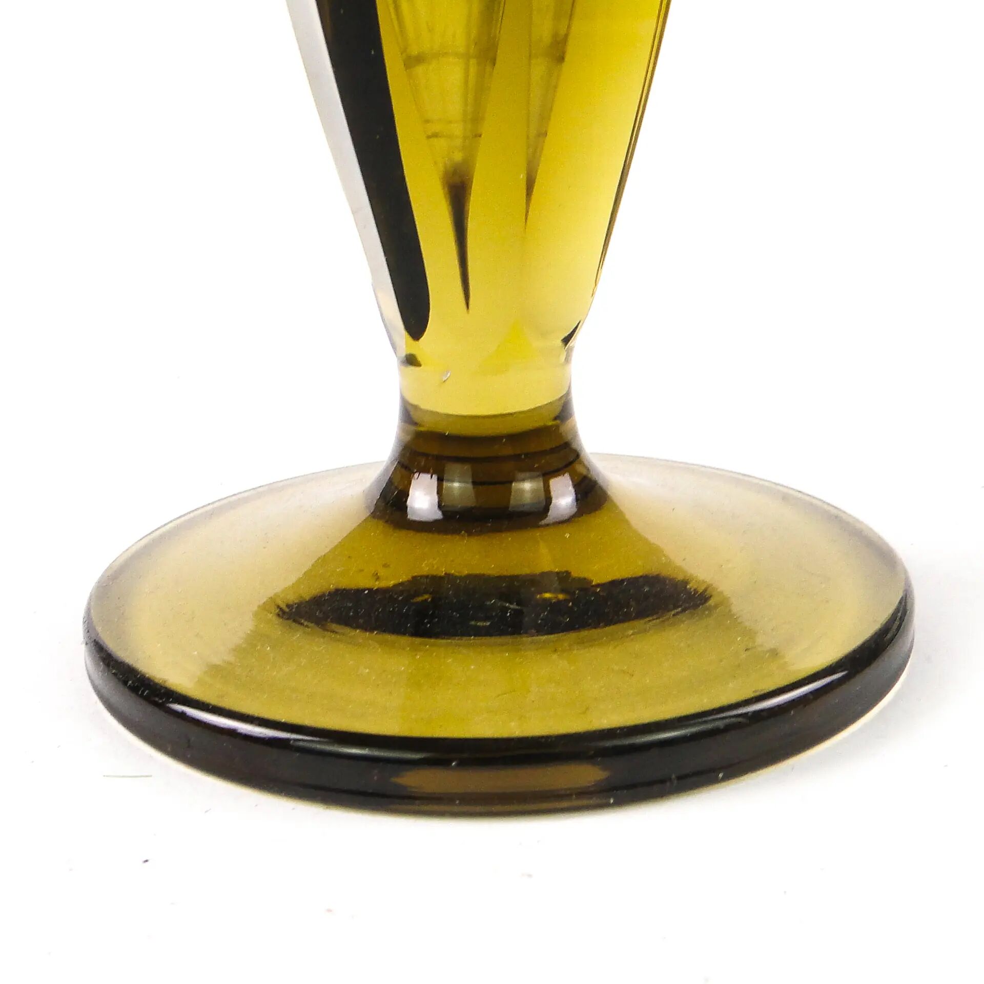 Vase art déco, cristal, verrerie Józefina, Pologne, années 1930