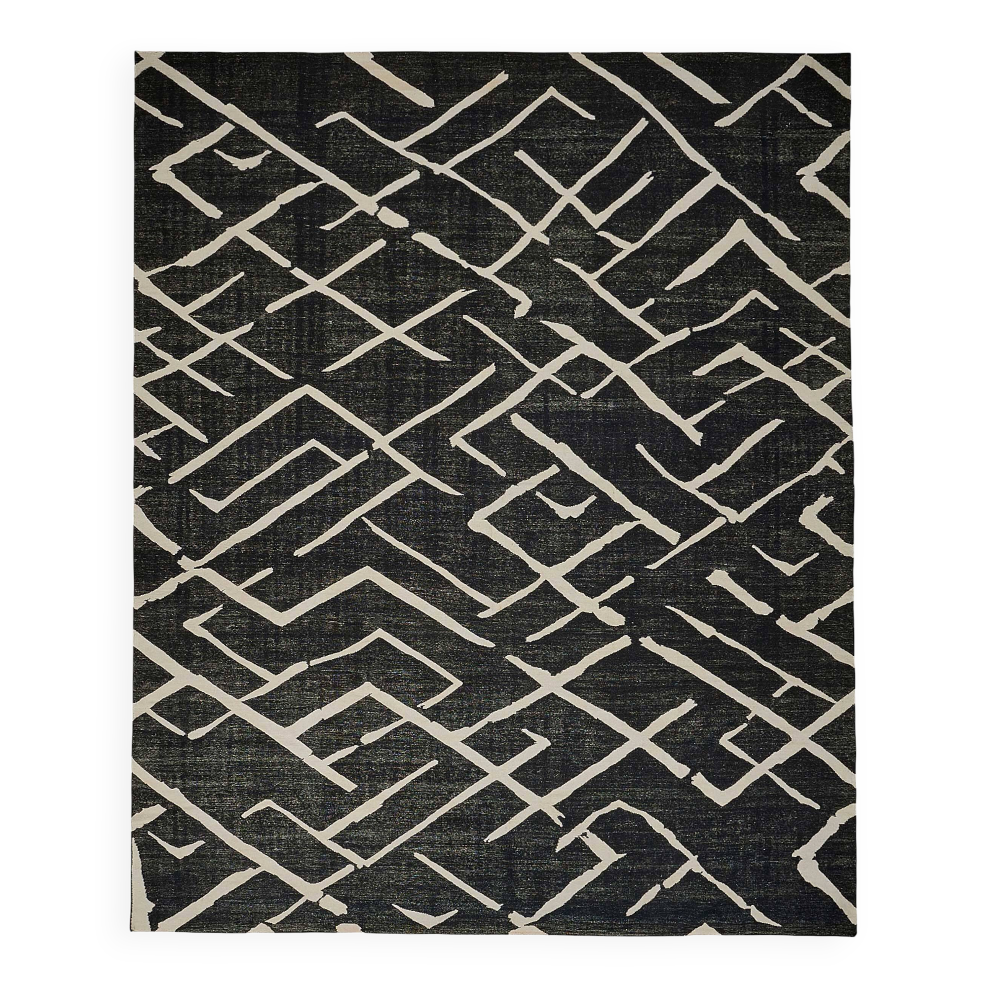 Contemporary Tribal Decorative Kilim 351 cm x 438 cm