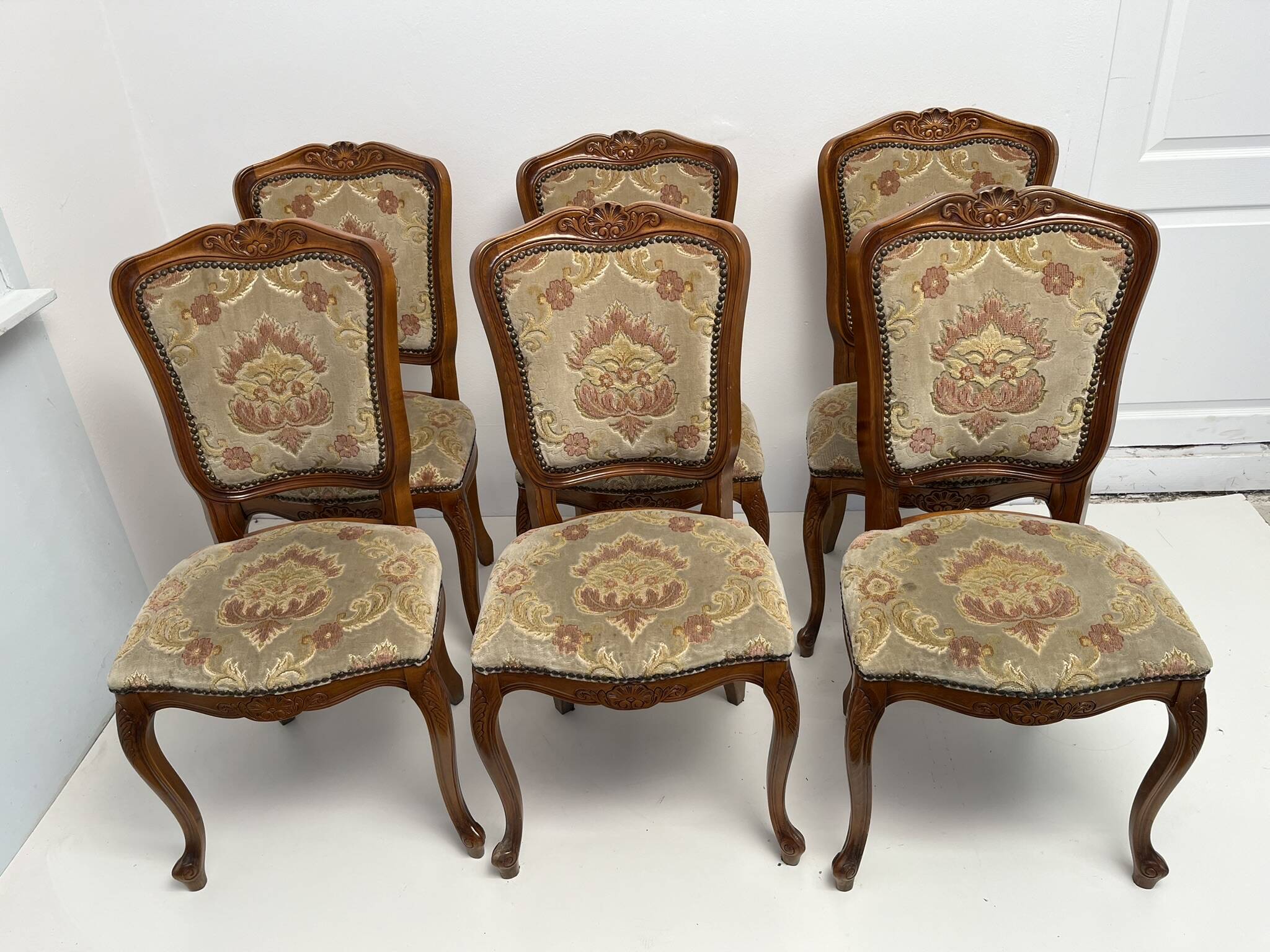 6 Louis XV style chairs