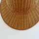 Hat, colonial rattan helmet, wicker 70s
