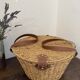 Woven rope basket