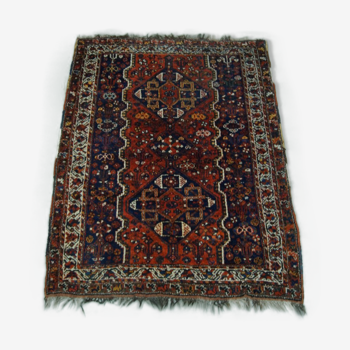Antique Persian Shiraz carpet, 1900s, 225x162 cm