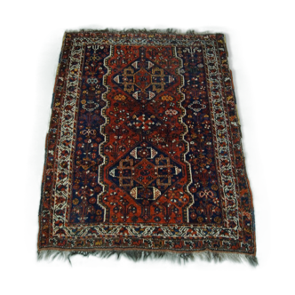 Antique Persian Shiraz carpet, 1900s, 225x162 cm