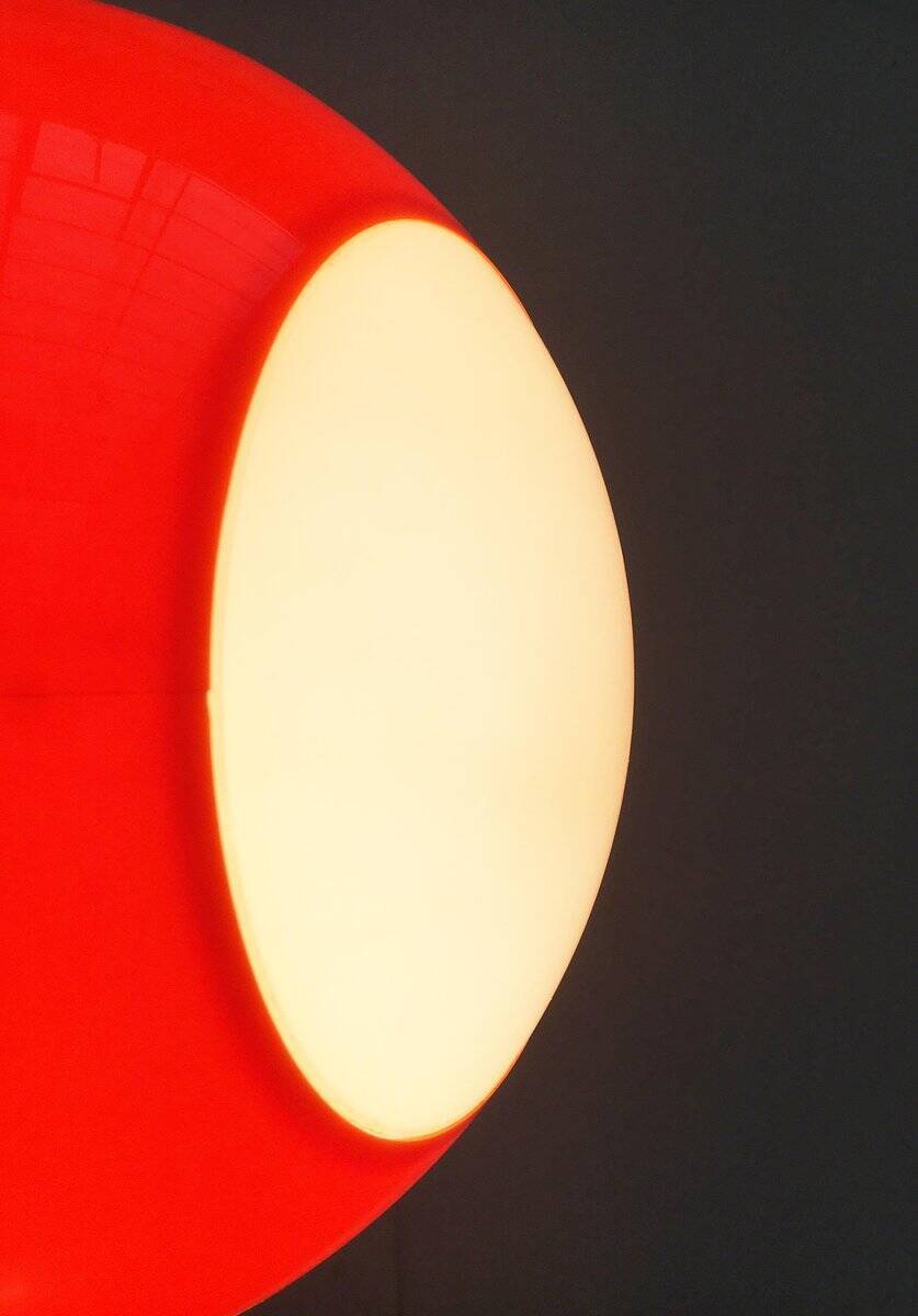 Vintage UFO lamp from the space age attributed to Luigi Colani.