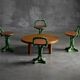 Whimsical Vine Twist Stools, France, Late 20th Century
