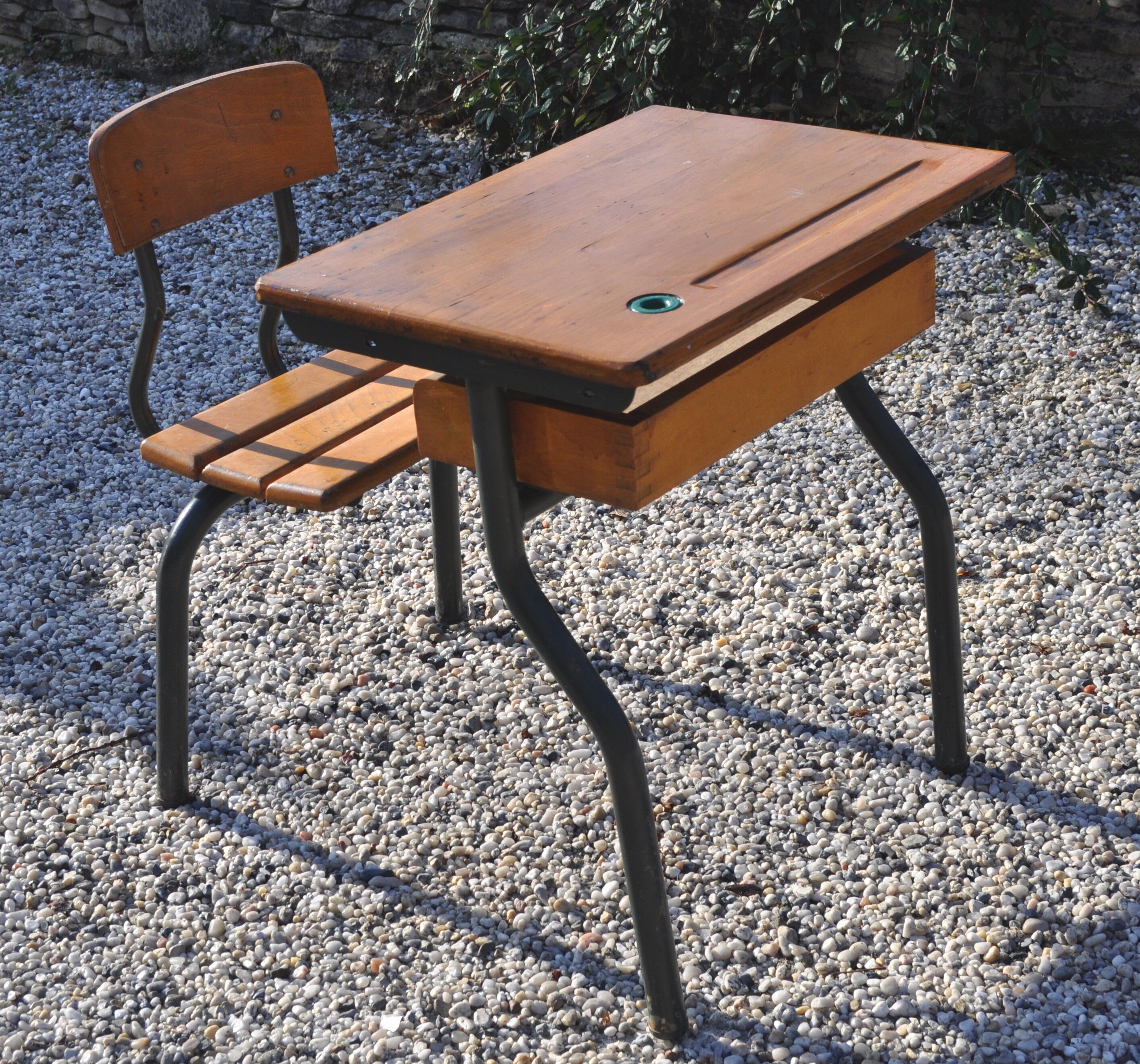 Vintage schoolboy desk