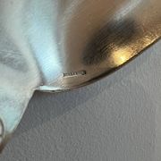 Lot de cinq cuillères en argent Bonlanger