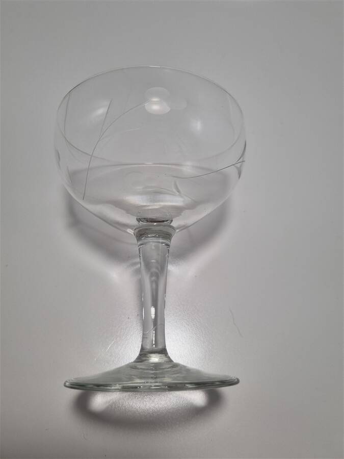 Set of 6 champagne glasses