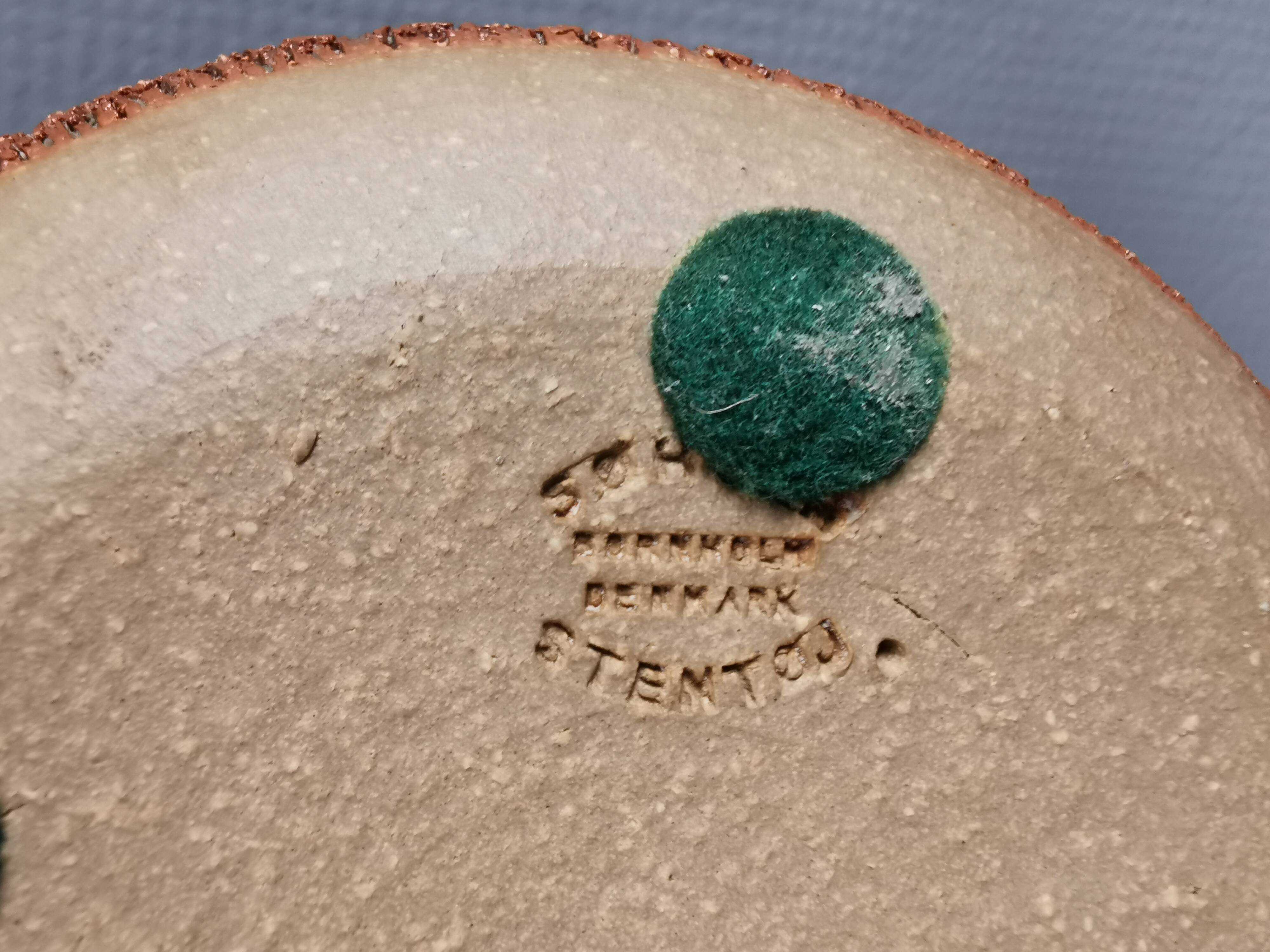 Ceramic bowl designed by Einar Johansen for Søholm Denmark in the 1960s.