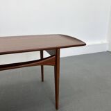 Teak Coffee Table by Tove and Edvard Kindt-Larsen for France & Son, Denmark, 1960s