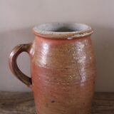 Round-handled terracotta pot vase