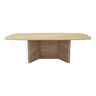 Table basse en pierre, design danois, années 1970, production : Danemark