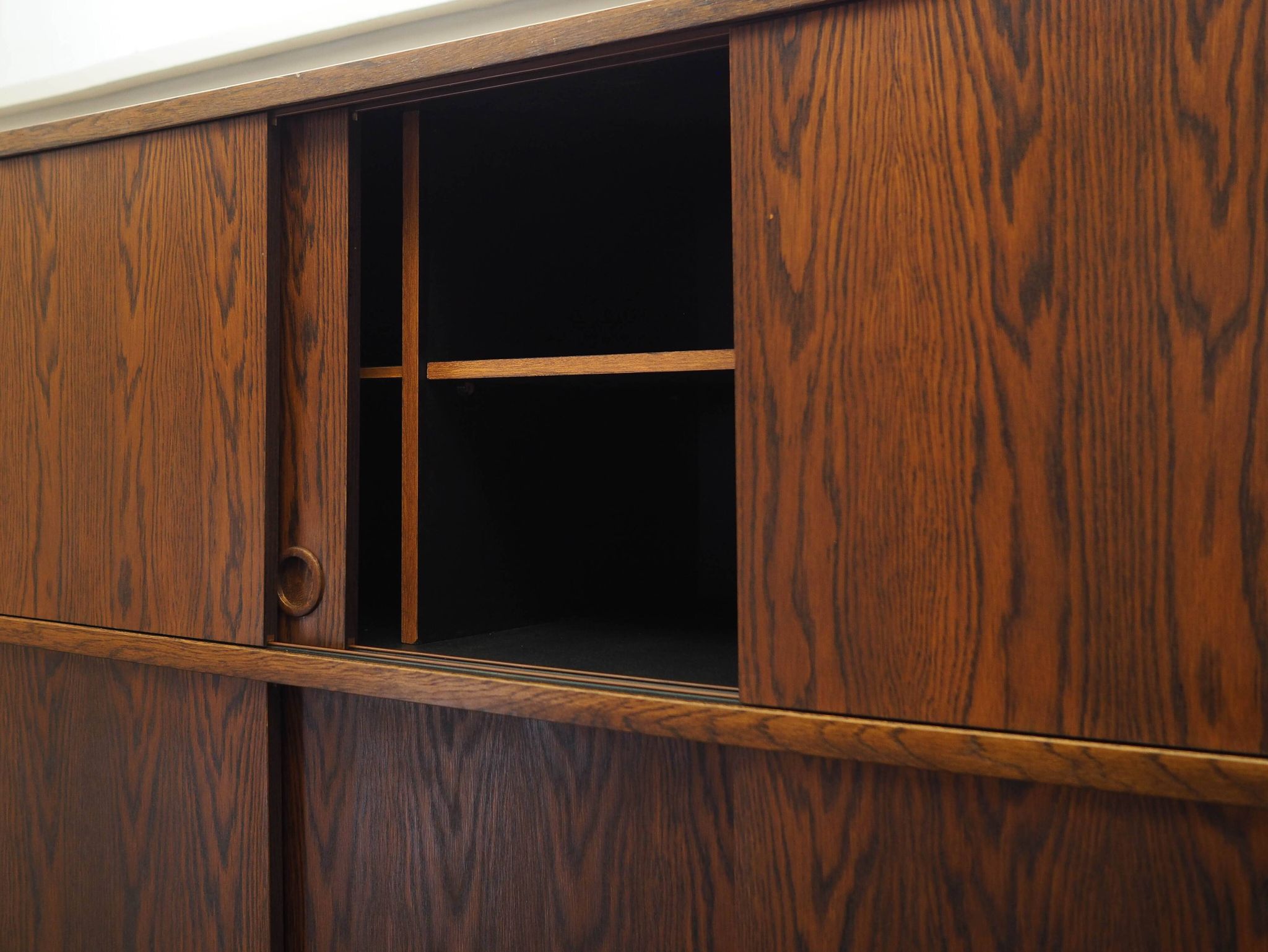 Oak wardrobe, Danish design, 1970s, manufactured by Tage Mogensen