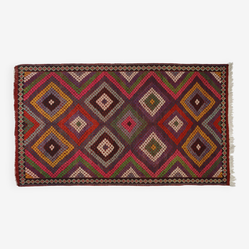 Anatolian handmade kilim rug 305 cm x 176 cm