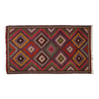 Anatolian handmade kilim rug 305 cm x 176 cm