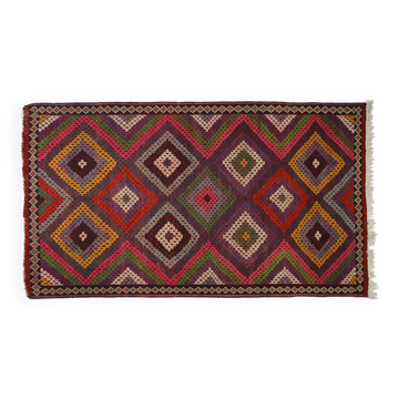 Anatolian handmade kilim rug 305 cm x 176 cm