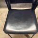 Chaises cuir bleu Design Italien Giancarlo Vegni