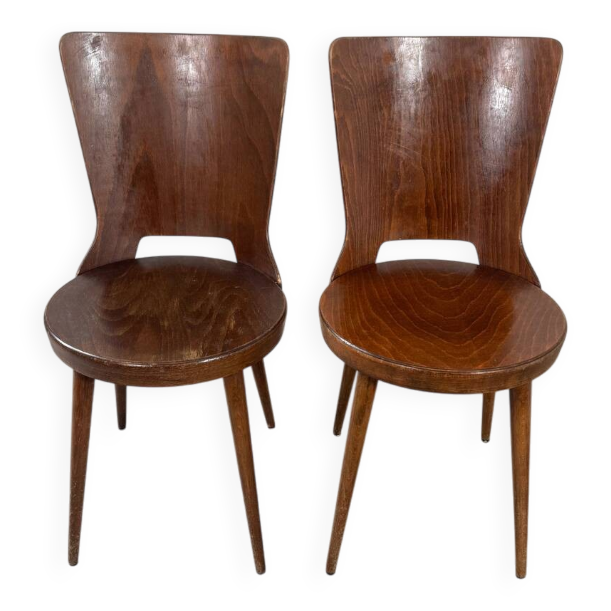 Pair of Baumann “Dove” chairs