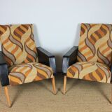 Paire de fauteuils vintage