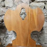 Set of 4 brutalist chairs 1970"
