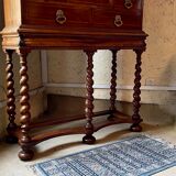 Cabinet in walnut of the nineteenth century