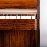 Danish midcentury pianette by Louis Zwicki in rosewood, 1950s