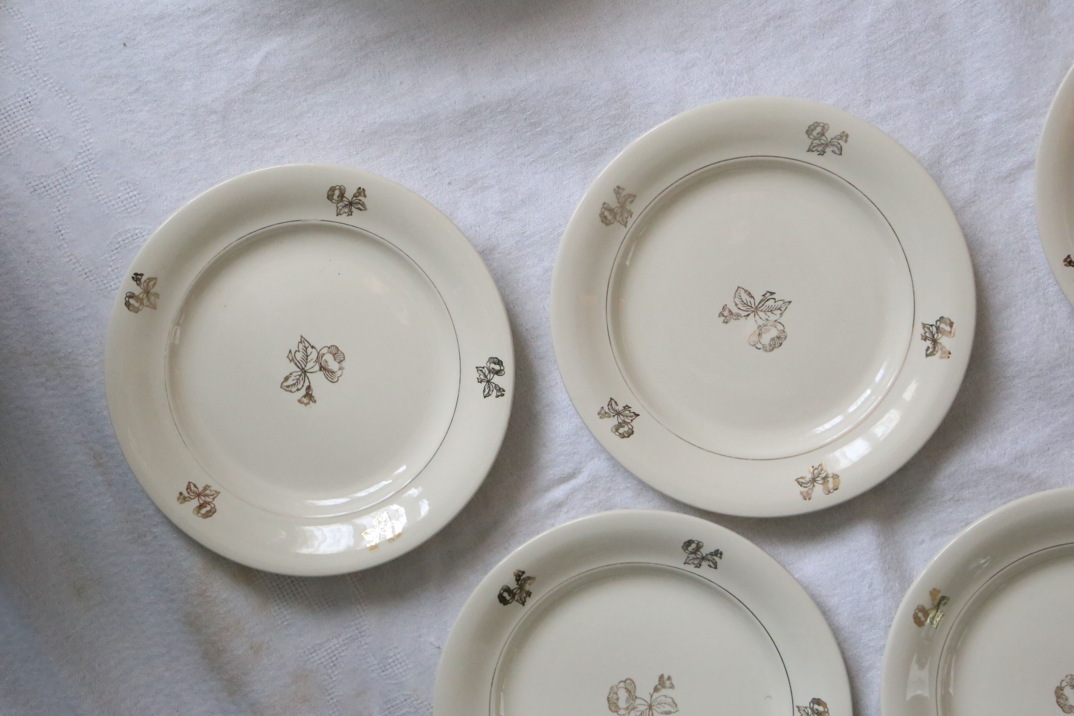 Set of 6 dessert plates Villeroy and Boch, vintage, Germany