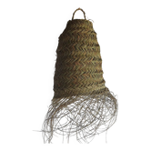 Doum pendant lamp in natural esparto