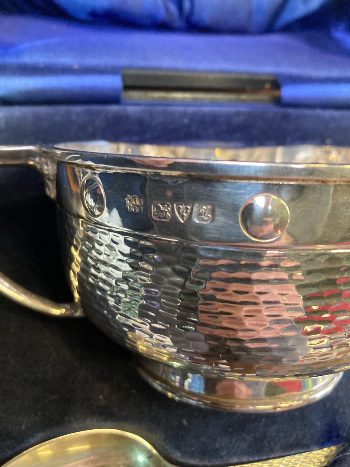 Argent Sucrier et Cuillère