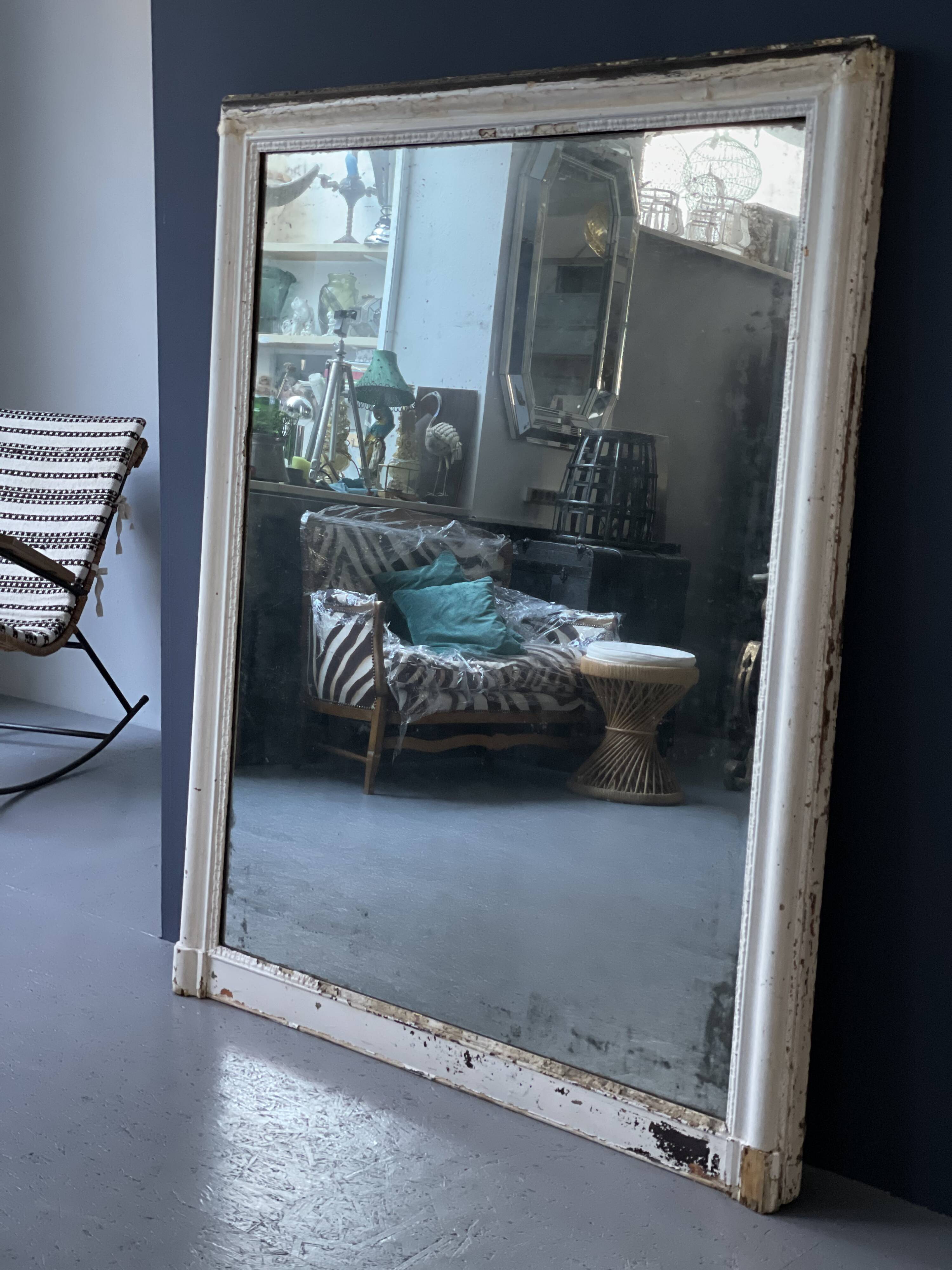 White Vintage Mirror