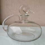 Duck glass carafe