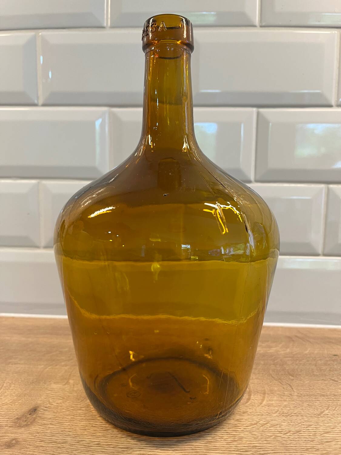 Amber demijohn viresa