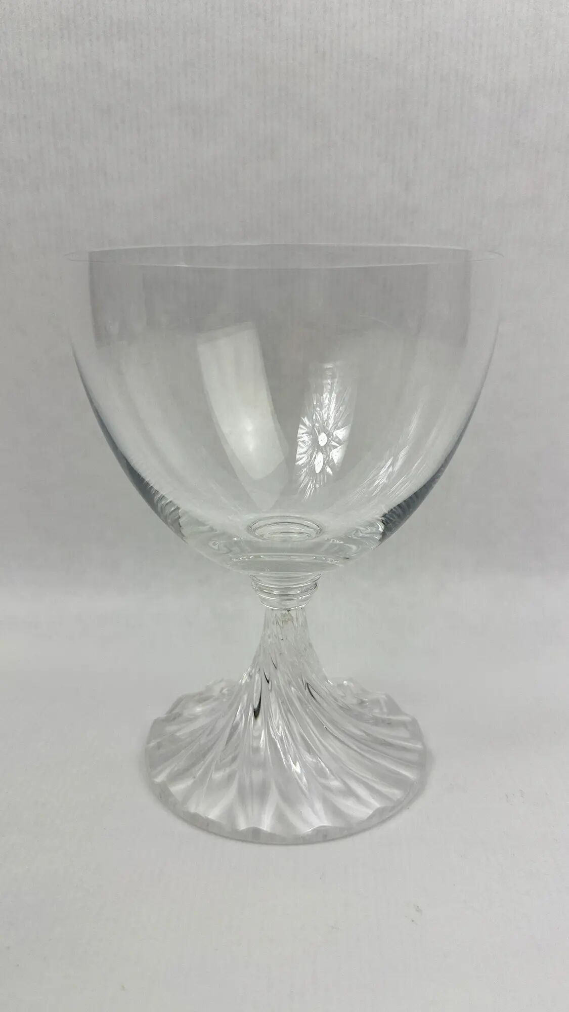 Lalique, 6 water glasses model Rambouillet in crystal