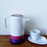 Vintage porcelain coffee pot, 1970-1980