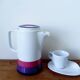 Vintage porcelain coffee pot, 1970-1980
