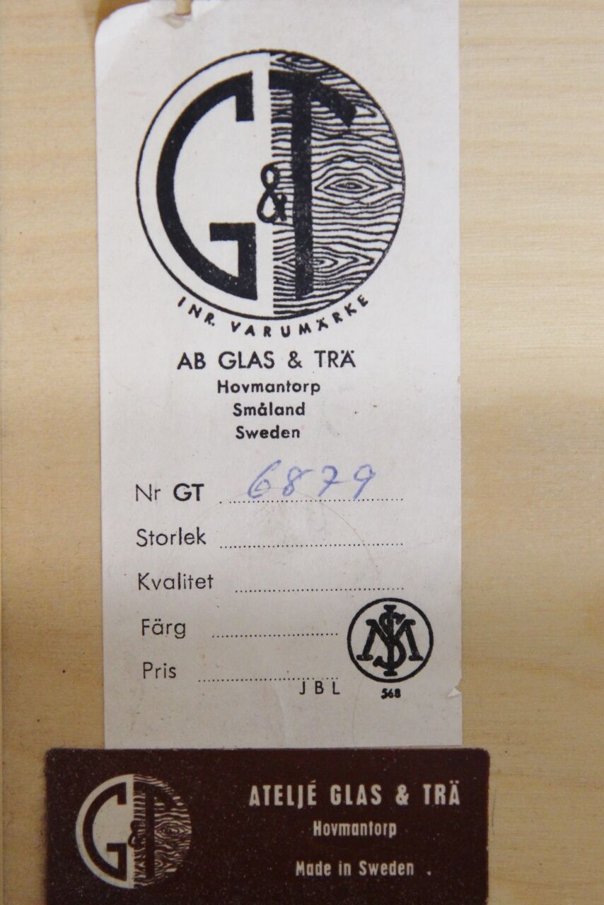 Rosewood chest of drawers, Glas & Trä, Sweden, 1960