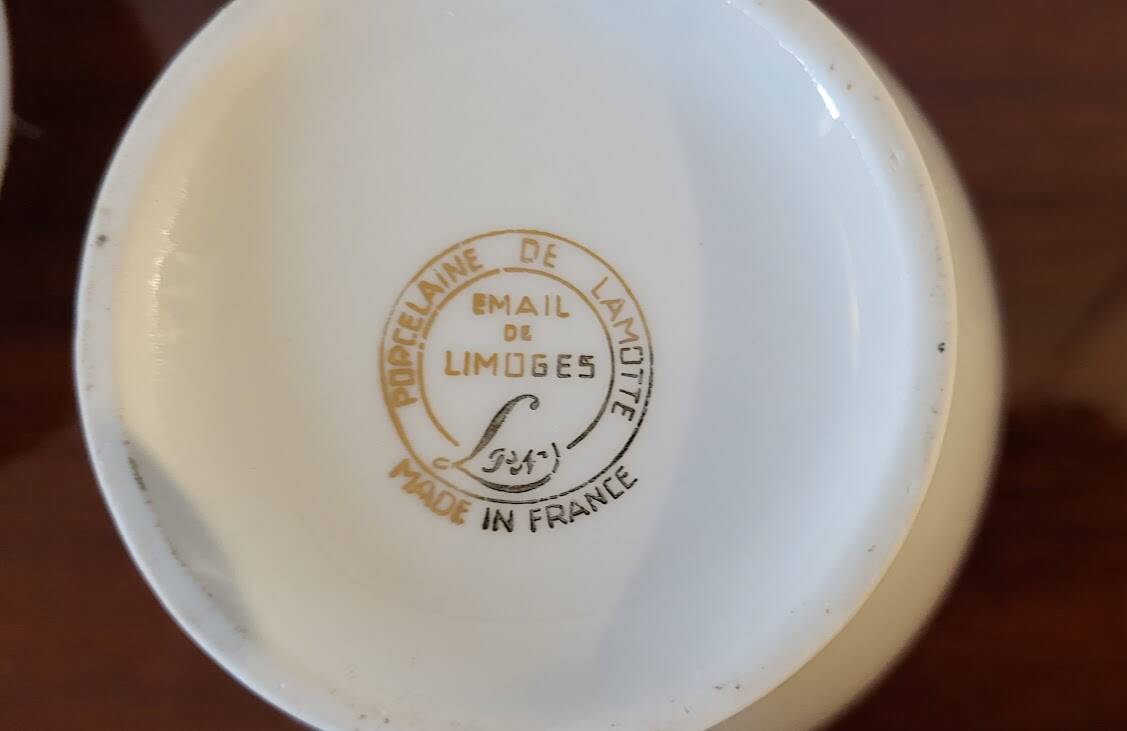 Limoges sugar bowl