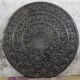 150 cm bleached wood carved wall panel