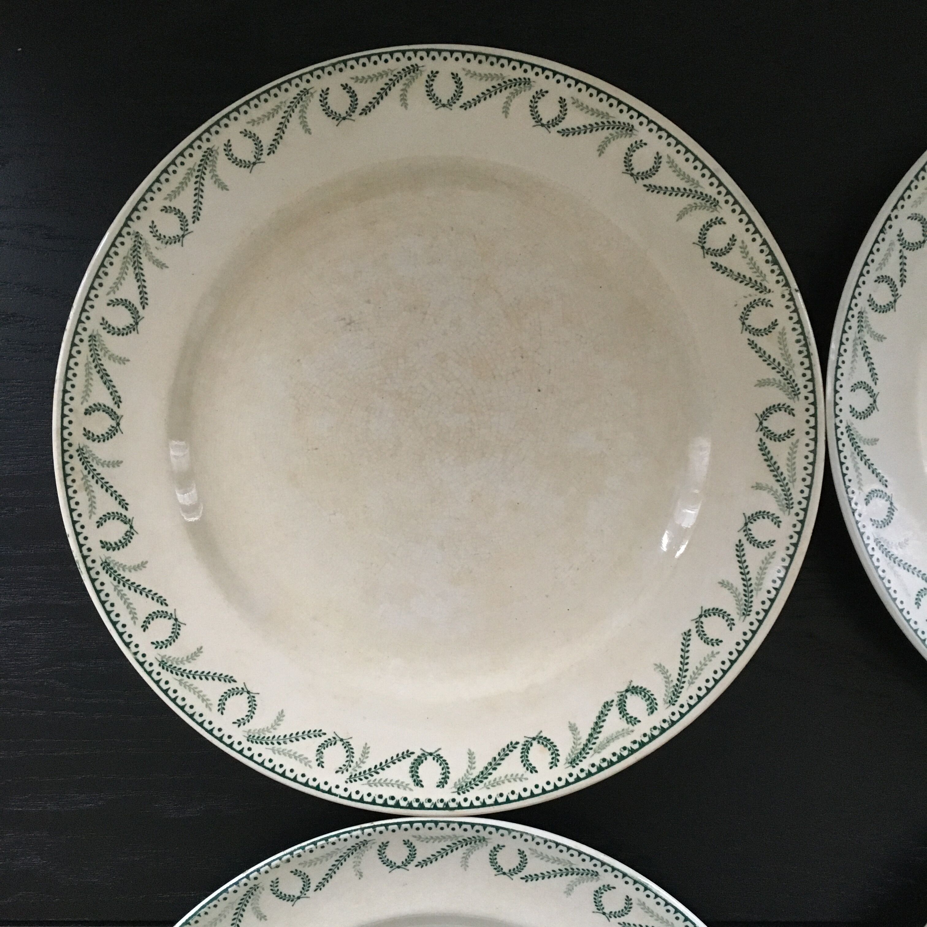6 Boch Crown Collection plates