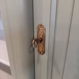 Bronze green display cabinet bookshelf